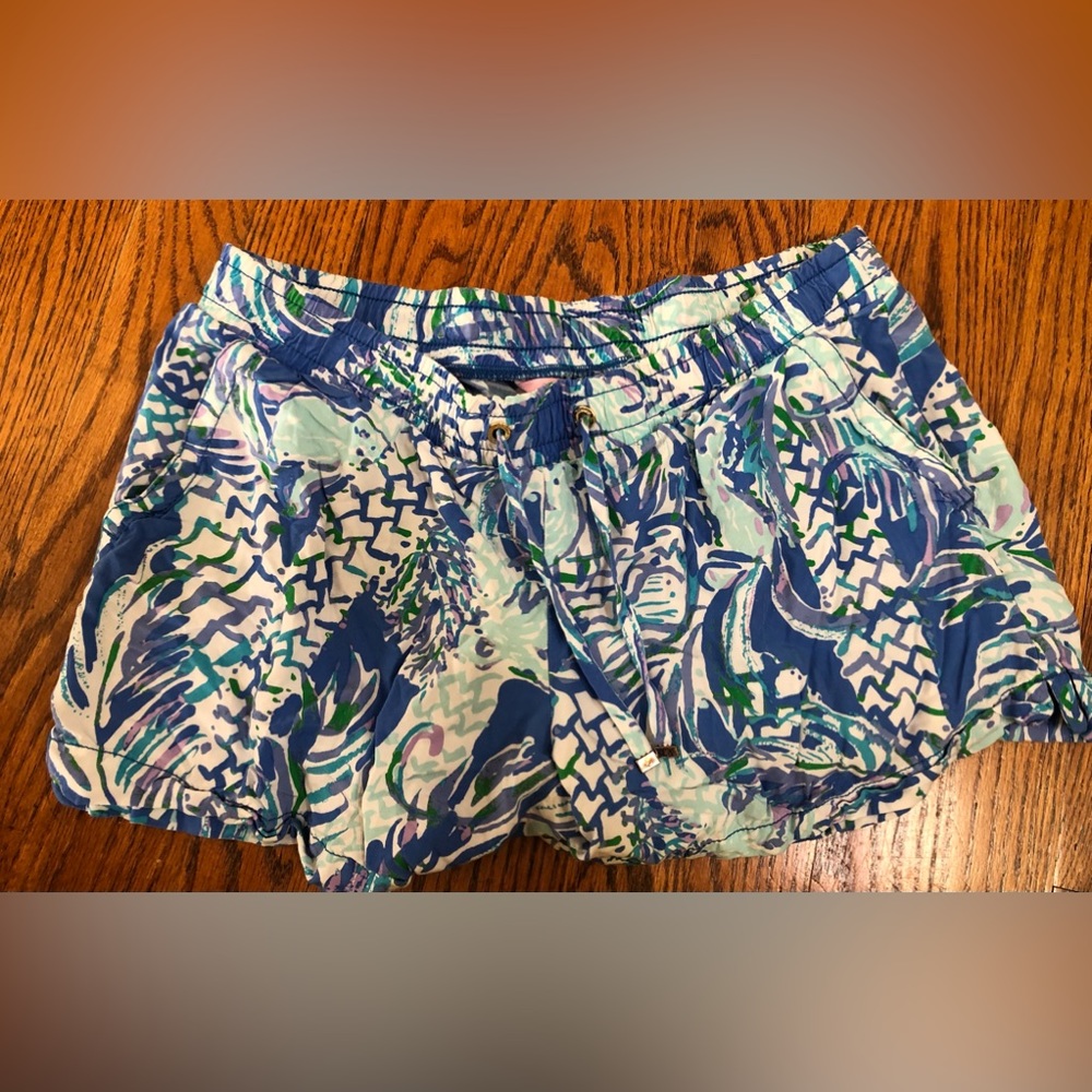 LILLY PULITZER Blue KATIE Shorts  Size S